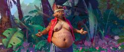 1boy 2026 accurate_art_style ai_generated artist_request belly belly_button chubby dreamworks edit fat_fetish forgotten_island furry gay male male_only overweight raww_(forgotten_island) screencap solo yaoi