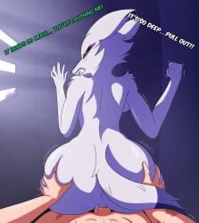 1boy 1girls absurd_res against_wall anal anal_sex anthro ass ass_focus ass_grab big_ass big_butt big_penis boku_no_hero_academia completely_naked completely_nude crying cum cum_in_ass dialogue duo extreme_penetration female forced_anal forced_partners furry furry_female grabbing_ass hi_res huge_ass huge_cock human inside_locker interspecies izuku_midoriya locker male my_hero_academia naked nude oc original_character penetration penis penis_in_ass scars trapped white_body white_fur wolf_girl zancu
