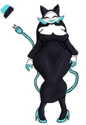 1girl 1girls breasts cat_ears curvy deltarune deltarune_chapter_5 female furry nun nun_outfit tagme tasque_manager tasque_manager_(deltarune) thick_thighs tight_clothing voluptuous voluptuous_female