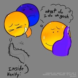 anal anal_sex digital_media_(artwork) false_smile gay ibispaintx male/male minecraft minecraft_horror minecraft_mod smiley_face tentacle verity x-ray