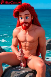 1men 3d ai_generated ariel_(the_little_mermaid) big_cock big_penis blue_eyes cock cum_in_cock cum_in_penis cum_on_cock disney ejaculating ejaculating_cum ejaculation erect_cock erect_penis erection exhibitionism exhibitionist hairy_body hard_cock hard_penis high_quality holding_cock holding_penis horny horny_male male male_naked male_nude male_nudity male_only masturbating masturbation moaning muscle_body naked naked_male navel nude nude_male nudism nudist nudity outdoor_nudity outdoors patreon patreon_artist patreon_exclusive patreon_link patreon_url penis posing pubic_hair red-haired_male red_hair red_pubic_hair sea showing_cock showing_penis sitting sitting_in_rock sitting_on_rock the_little_mermaid thin_body uncensored veiny_cock veiny_penis white-skinned_male white_skin