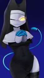 1girl 1girls breasts cat_ears curvy deltarune deltarune_chapter_5 female furry nun nun_outfit tagme tasque_manager tasque_manager_(deltarune) thick_thighs tight_clothing voluptuous voluptuous_female