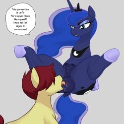1:1 absurd_res ambiguous_gender anal animal_genitalia anus asturino_(oc) big_anus crotch_breasts english_text equid equine equine_genitalia female female/ambiguous feral friendship_is_magic genitals hasbro hexecat hi_res horn horse male male/female mammal my_little_pony mythological_creature mythological_equine mythology oral pony princess_luna_(mlp) puffy_anus rimming sex text winged_unicorn wings