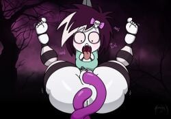 anal_penetration anal_sex ass ass_focus barefoot emo fangs ghostlydoodles legs legs_apart legs_spread legs_up open_mouth scene_hair spookyryder tentacle_rape tentacle_sex tentacles_in_anus tentacles_in_ass tentacles_in_pussy vaginal_penetration vampire_girl