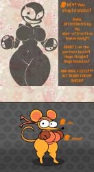bravery_soul_(undertale) deltarune deltarune_chapter_5 rat shadow shadow_puppet shortstack skelehearts skeletonhearts smaller_female