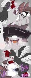 anus artifact_the_fox balls bat_pony bat_wings big_penis black_fur brainwashed brainwashing brown_fur brown_hair butt clothing comic corrupted corruption dominant_male drooling duo fan_character friendship_is_magic glowhorn hasbro hypnosis hypnotized kneeling lighting looking_at_another looking_back looking_pleasured magic male/female master mind_alteration mind_control moan my_little_pony news_flash nude on_side open_mouth orange_eyes pegasus penis penis_on_face personality_change pink_eyes plap plap_(sound) pony precum pussy_drip rear_view red_fur red_hair saliva saliva_on_face saliva_string sex sharp_teeth simple_background slave smile smirk smirking_at_another smug smug_expression smug_face smug_grin spread_wings submissive_female tail vaginal vaginal_fluids vaginal_penetration white_fur white_hair wings