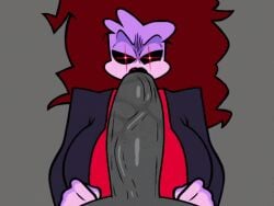 1girls 2d 2d_(artwork) 2d_animation animated annoyed anonymous_male big_breasts big_penis black_eyes blowjob brown_hair brunette clothed cock deepthroat deepthroat_holder expressions female_focus friday_night_funkin gif huge_breasts huge_cock huge_penis large_breasts large_penis long_penis looking_at_viewer looking_back looking_back_at_viewer milf mommy_mearest no_sound older_female penis purple_body red_eyes sonicboigoons sucking sucking_penis