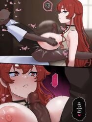 bbc big_breasts big_dick cum_inside cute eris_greyrat eris_greyrat_(adult) mushoku_tensei mushoku_tensei:_isekai_ittara_honki_dasu red_eyes red_hair sex sexy