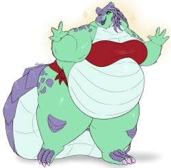 bbw big_breasts bikini breasts cleavage female furry huge_breasts kibblesyourbits overweight ssbbw thick_thighs wide_hips
