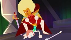 1futa 1girls accurate_art_style afro animated background big_dom_small_sub big_penis cape clothed clothed_female clothed_sex clothing defeat defeated defeated_heroine female_penetrated futa_on_female futanari futanari_penetrating gem_(species) hessonite_(steven_universe) high_quality high_resolution highres hole_in_pants mouth_open mp4 music orange_skin pearl_(steven_universe) plap_(sound) ripped_pants rolld6toporn short_hair smaller_female sound sound_effects steven_universe steven_universe:_save_the_light tagme vaginal_penetration video voice white_skin
