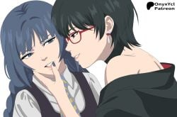 2girls boruto:_naruto_next_generations boruto:_two_blue_vortex kakei_sumire onyxycl sarada_uchiha yuri