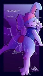 4k 9:16 absurd_res after_sex anal anal_penetration animal_crossing anthro balls blue_body blue_fur bodily_fluids butt buttplug clothed clothing cum cum_inside cum_while_penetrated dialogue duo english_text erection fur genital_fluids genitals good_boy hair heart_eyes heart_symbol hi_res lagomorph leporid looking_at_viewer male male/male mammal moxiepawler_(artist) nintendo obedient object_in_ass orgasm pantsless paws penetration penile penis plug_(sex_toy) rabbit sasha_(animal_crossing) sex sex_toy sex_toy_in_ass sex_toy_insertion shaking shirt simple_background tail tail_motion tailwag text topwear trembling trembling_for_pleasure