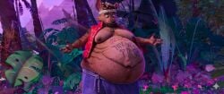1boy 2026 accurate_art_style ai_generated artist_request belly belly_button chubby dreamworks edit fat_fetish forgotten_island furry gay male male_only overweight raww_(forgotten_island) screencap solo yaoi