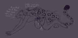 2026 all_fours animal_genitalia animal_penis anthro anthro_penetrated balls bestiality blush blush_lines bodily_fluids breasts canid canine canine_genitalia canine_penis canis cum cum_in_vagina cum_inside dialogue digital_drawing_(artwork) digital_media_(artwork) digitigrade dominant dominant_feral duo english_text erection eyes_closed featureless_breasts felid female female_penetrated feral feral_penetrating from_behind_position genital_fluids genitals gynomorph gynomorph/female gynomorph_penetrating hi_res horn impregnation internal internal_vaginal intersex intersex/female intersex_penetrating interspecies ivory_(pantheggon) knot knotting looking_at_another looking_at_partner looking_back mammal mounting nude pantheggon pantherine penetration penile penile_penetration penile_spines penis quadruped sam_(gfyguy) sex size_difference smile snow_leopard speech_bubble submissive submissive_anthro tail text vaginal vaginal_penetration wolf