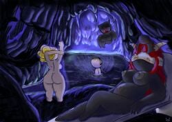 2026 2boys 2boys2girls 2d 2d_(artwork) 2girls azazel_(the_binding_of_isaac) cain_(the_binding_of_isaac) cave demon demon_girl eyepatch human lake lilith_(the_binding_of_isaac) magdalene_(the_binding_of_isaac) naked naked_female naked_male nude nude_female nude_male pool relaxing skinny_dipping tagme tainted_magdalene_(the_binding_of_isaac) the_binding_of_isaac
