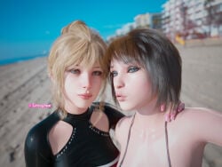 2girls beach bimbo blonde blonde-haired_female blonde_female blonde_hair brown_hair cleavage duck_face female female_focus female_only glasses glossyheat kate_marsh life_is_strange light-skinned light-skinned_female light_skin light_skinned light_skinned_female long_nails max_caulfield nail_polish only_female only_girl only_woman pink_nail_polish pink_nails selfie shirt short-hair short-haired_female short_hair short_hair_female small_breasts teen teen_female teen_girl teenage_female teenage_girl teenager young_female young_girl young_woman