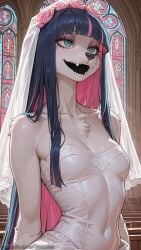 2girls ahoge ai_generated asymmetrical_docking blush breasts closed_eyes collarbone completely_nude cross cross_necklace dark-skinned_female dark_skin drill_hair dual_persona furry furry_female heart jewelry licking_lips looking_at_another medium_breasts multiple_girls navel necklace night nipples nude patreon_username q red_eyes red_hair selfcest short_hair smile stocking_anarchy tongue tongue_out twin_drills twintails upper_body yuri