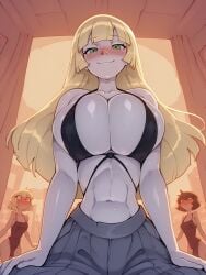 ai ai_art ai_generated alone ass big_ass big_breasts big_butt big_thighs blonde blonde-haired_female blonde_female blonde_hair blonde_hair_female breasts cleavage erodesire female female_focus female_only game_freak gigantic_breasts green_eyes huge_ass huge_breasts huge_thighs hyper hyper_breasts large_ass large_breasts large_butt lillie_(pokemon) long_hair looking_at_viewer massive_breasts massive_thighs massive_tits mommy mommy_milkers nintendo nipples patreon patreon_link patreon_username pokemon pokemon_sm pokemon_trainer pokemon_usm sexy sexy_body sexy_female sexy_pose sexy_woman solo solo_female solo_focus stylized sunset thin_waist tight_clothes tight_clothing tight_fit tits titties