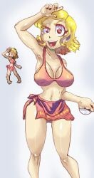 bikini_top boobs cute cute_female cute_girl fan_art fanart female female_only human human_female npc_trainer pokegirl pokemon pokemon_(game) pokemon_firered_and_leafgreen pokemon_frlg swimmer_(pokemon) swimwear video_game video_game_character video_games