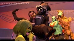 3d alien alien_girl alien_humanoid alien_look_like_human anthro arm_grab bestiality bisexual bisexual_male brown_body brown_fur canon_couple clothed_sex clothing drax_the_destroyer elemental_creature female female_supporting_yaoi flora_fauna fur furry furry_male gamora genitals green-skinned_female green_body green_skin groot group group_sex guardians_of_the_galaxy guardians_of_the_galaxy_(game) hair hand_on_butt hand_on_penis hi_res human humanoid interspecies legs_up light-skinned_male light_skin looking_at_viewer looking_down male male/female male/male mammal marvel one_eye_obstructed open_mouth penis penis_grab peter_quill plant procyonid raccoon rocket_raccoon sex short_hair smile spread_legs spreading starlord topwear treant tree twopapers yaoi zoophilia