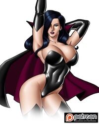 1girls battletoads black_gloves black_hair black_lips black_lipstick boobs breasts bust busty cape cleavage clothed clothing dark_queen deviantart female female_only gloves hair_over_one_eye hips human human_only large_breasts legs lips lipstick looking_at_viewer mature mature_female mature_woman red_lips red_lipstick shiny shiny_hair shiny_skin smile solo thedarkness thick thick_legs thick_thighs thighs tits villain voluptuous waist white_background wide_hips woman