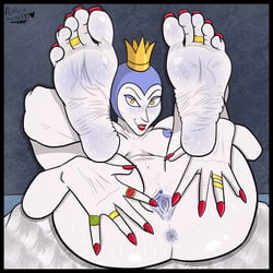 anus barefoot breasts feet female jewelry looking_at_viewer nipples nude pussy red_nails red_toenails ring rottenheart10 soles sweaty_feet the_chronicles_of_narnia toe_ring toes white_witch