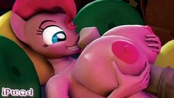 16:9 3d anthro big_breasts breasts equid equine female friendship_is_magic hasbro hi_res holding_breast huge_breasts male mammal my_little_pony nipples paizuri pinkie_pie_(mlp) sex sprinkles_(artist) straight straight_hair titjob widescreen