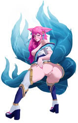 ahri from league of legends by wjs07