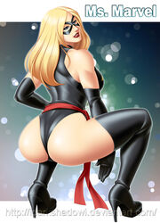 1girls alternate_costume apple_butt ass big_ass big_breasts big_butt blonde_hair blue_eyes boots bubble_butt carol_danvers dat_ass fanart fat_ass female female_only female_superhero heel_boots heels huge_ass huge_breasts huge_butt large_ass large_breasts long_hair looking_at_viewer marvel marvel_comics ms._marvel ms._marvel_(carol_danvers) pawg round_ass sash solo solo_female solo_focus superhero superheroine thedarkness thick_ass thick_thighs thighhigh_boots thighhighs uncensored voluptuous watermark wide_hips