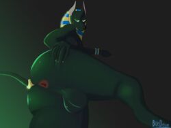 1boy 2020 4:3 5_fingers absurd_res animal_ears anthro anthrofied anubian_jackal anubis anus ass ass_focus ass_grab balls big_ass black_fur black_nose bluedeluge bubble_ass bubble_butt canid canine canis claws completely_nude dat_ass deity domestic_dog egyptian egyptian_mythology fat_ass furaffinity furry genitals grabbing grabbing_own_ass green_eyes hand_on_ass hand_on_own_ass hi_res humanoid_genitalia humanoid_hands jackal looking_back male male_only mammal massive_ass middle_eastern_mythology mythology nipples nude plump_ass round_ass simple_background solo solo_male spread_anus spread_ass spreading tail testicles thick_thighs twitter wide_hips