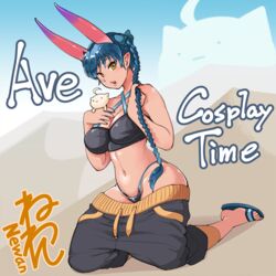 ave_(neone-x) breasts character_request copyright_request cosplay horns medium_breasts neone-x original tagme