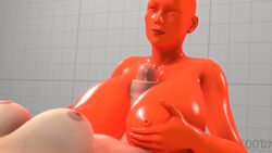 1futa 1girls 3d animated areolae big_breasts breasts coot27 dickgirl erect_nipples female futanari huge_breasts huge_cock large_breasts nipples no_sound paizuri penis red_dude_(superhot) sfm_default_map source_filmmaker superhot video