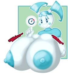 aged_up big_breasts breast_expansion busty doodlewill female female_only gigantic_breasts huge_breasts jenny_wakeman my_life_as_a_teenage_robot robot solo solo_female tagme