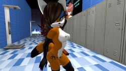 1girls 3d anthro breasts brown_hair faly fox_ears fox_girl fox_tail furry furry_female long_hair nude nude_female sonic_(series) sonic_the_hedgehog_(series) watheanum