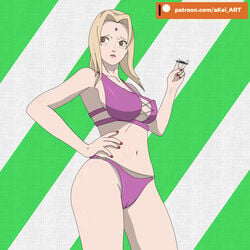tsunade from naruto by akeiart