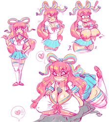 1girls alternate_breast_size big_breasts breast_expansion breast_growth breasts cum cum_between_breasts disney disney_channel disney_xd ejaculation_between_breasts female gausscannon giffany gravity_falls huge_breasts large_breasts mary_janes paizuri pink_hair school_uniform straight straight_hair