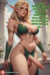 1futa ai_assisted ai_generated big_breasts clothed day dialog dialogue elf elf_ears elf_futanari english_text fantasy forest futa_focus futa_is_bigger futadom futadom_caption futanari gigantic_ass gigantic_breasts gigantic_penis huge_ass huge_balls huge_breasts huge_butt huge_cock light-skinned_futanari light_skin looking_at_viewer low-angle_view luvnari massive_breasts mommy mommy_dom mommy_kink muscles muscular muscular_futanari naked nature nature_background outdoors outside partially_clothed penis_focus pov pov_eye_contact pubic_hair solo solo_futa talking_to_viewer thick thick_ass thick_legs thick_penis thick_thighs trespassing veins veins_on_dick veiny_muscles veiny_penis wood_elf