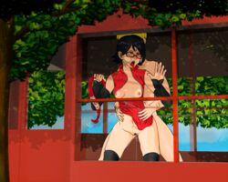 1boy 1girls against_glass against_window ahe_gao anal areolae arm_hair arm_warmers black_hair blonde_hair boruto:_naruto_next_generations bottomless breasts eyes_rolling_back faceless_male facial_mark female forehead_mark forehead_protector glasses hands_on_waist holding_object implied_anal male moaning mobniroh movement naruto naruto_(series) nipples no_bra no_panties open_clothes penetration penis pubic_hair pussy red_hair sarada_uchiha see-through sex sharingan speed_lines standing standing_sex stockings tongue tongue_out train uzumaki_boruto wet wet_pussy