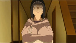 1girls big_breasts blue_hair bob_cut boruto:_naruto_next_generations bulge busty byakugan clothing edit edited female female_only fully_clothed hades483 huge_breasts human hyuuga_hinata jacket large_breasts looking_at_viewer mature mature_female milf naruto naruto_(series) purple_eyes screencap screenshot screenshot_edit short_hair solo standing