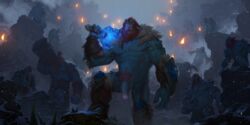 bara league_of_legends muscles penis riot_games solo_male troll trundle