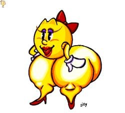 ms. pac-man from bandai namco by monstorlilly