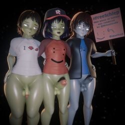 bacon hair from roblox by nekoaiko3d