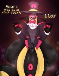 sir pentious (hazbin hotel) from hazbin hotel by nicolaowo
