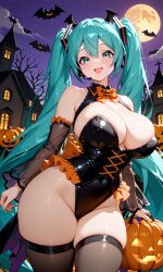 hatsune miku from halloween by rcos