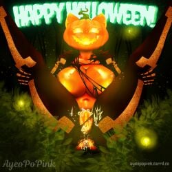 ahe_gao ahegao ass big_ass big_breasts big_butt big_thighs blush blushing_at_viewer bodysuit breasts cat_tail cum cum_in_pussy cumshot cute female fireflies fortnite fortnite:_battle_royale fortnitemares front_view glow halloween halloween_2025 halloween_pumpkin night orange outdoor_nudity outside outside_sex pinup pose posing pov pov_eye_contact pumpkin pussy ripped_clothing seductive solo spice spice_(fortnite) spread spread_legs spreading thighs wet_pussy yoga