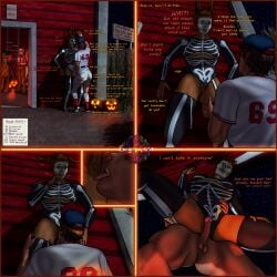 4_panel_comic 69_(number) artfuck artfuck2025 bara barn baseball_cap baseball_uniform big_clit big_clitoris biting_finger biting_own_finger bodysuit bodysuit_aside boob_window breasts bunny_ears chance_selby circumcised circumcised_penis clitoris comic corn_maze costume costumes cunnilingus facepaint facial_hair facial_stubble female fondling_pussy gay gay_male goatee grabbing_crotch grabbing_pussy grabbing_wrist groping_crotch groping_pussy hairy_legs hairy_male hairy_pussy halloween halloween_costume halloween_decoration halloween_theme high_res high_resolution impending_penetration impending_sex jack-o'-lantern large_penis leaning_against_wall legs_spread legs_spread_open m/m male male/male male_focus male_only margarita_selby mastectomy_scar moonlight muscular muscular_male night night_sky nose oc oral oral_sex original_character outside outside_sex penis penis_between_legs penis_through_legs pinned_against_wall pinned_to_wall pumpkin pumpkins pussy rabbit_ears segapop551 skeleton_costume spread_legs spread_pussy tan_male tan_skinned_male tanned_skin text top_surgery_scars trans trans_boy trans_man transmale transman transmasc veiny_cock veiny_dick veiny_penis vernon_ward yaoi