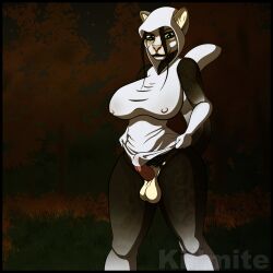 1:1 2025 5_fingers anthro balls bangs big_balls big_breasts biped black_border black_clothing black_legwear black_tights bodypaint border bottomwear breasts brown_hair circumcised clothed clothing colored costume detailed_background digital_drawing_(artwork) digital_media_(artwork) erection erection_under_clothing erection_under_shirt face_paint felid feline fingers fur futanari genitals ghost_costume glans green_eyes hair halloween halloween_costume holidays hoodie humanoid_genitalia humanoid_hands humanoid_penis intersex jaguar jaguar_spots josie_maxwell_(killmite) killmite legwear long_bangs looking_at_viewer mammal markings multicolored_body multicolored_fur night nipple_outline nipples no_underwear orange_body orange_fur outside pantherine penis pink_glans pink_nipples pinup pose raised_tail saggy_balls shaded solo spots spotted_body spotted_fur straight_hair tail tenting thick_thighs tights topwear torn_bottomwear torn_clothing torn_legwear translucent translucent_armwear translucent_bottomwear translucent_clothing translucent_legwear translucent_topwear watermark white_clothing white_hoodie white_topwear