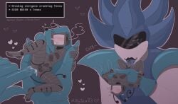 giga queen from deltarune by milkytea33