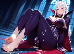 emilia (re:zero) from re:zero kara hajimeru isekai seikatsu by owaowavr