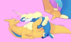 5:3 anal anal_sex charizard derfisch duo feral feral_on_feral lying male male/male male_penetrated male_penetrating male_penetrating_male missionary_position nintendo on_back penetration pokémon_(species) pokemon pokemon_(species) samurott sex slightly_chubby video_games